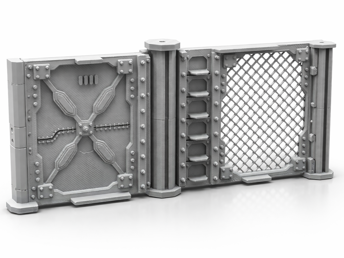 Sci-Fi  wall / fence / barrier, modular system