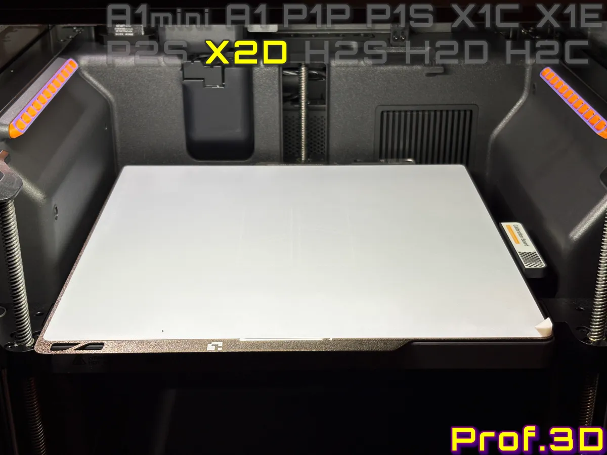 X2D First Layer Adhesion Test ⧸ Bed Cleaning - Free 3D Print Model ...