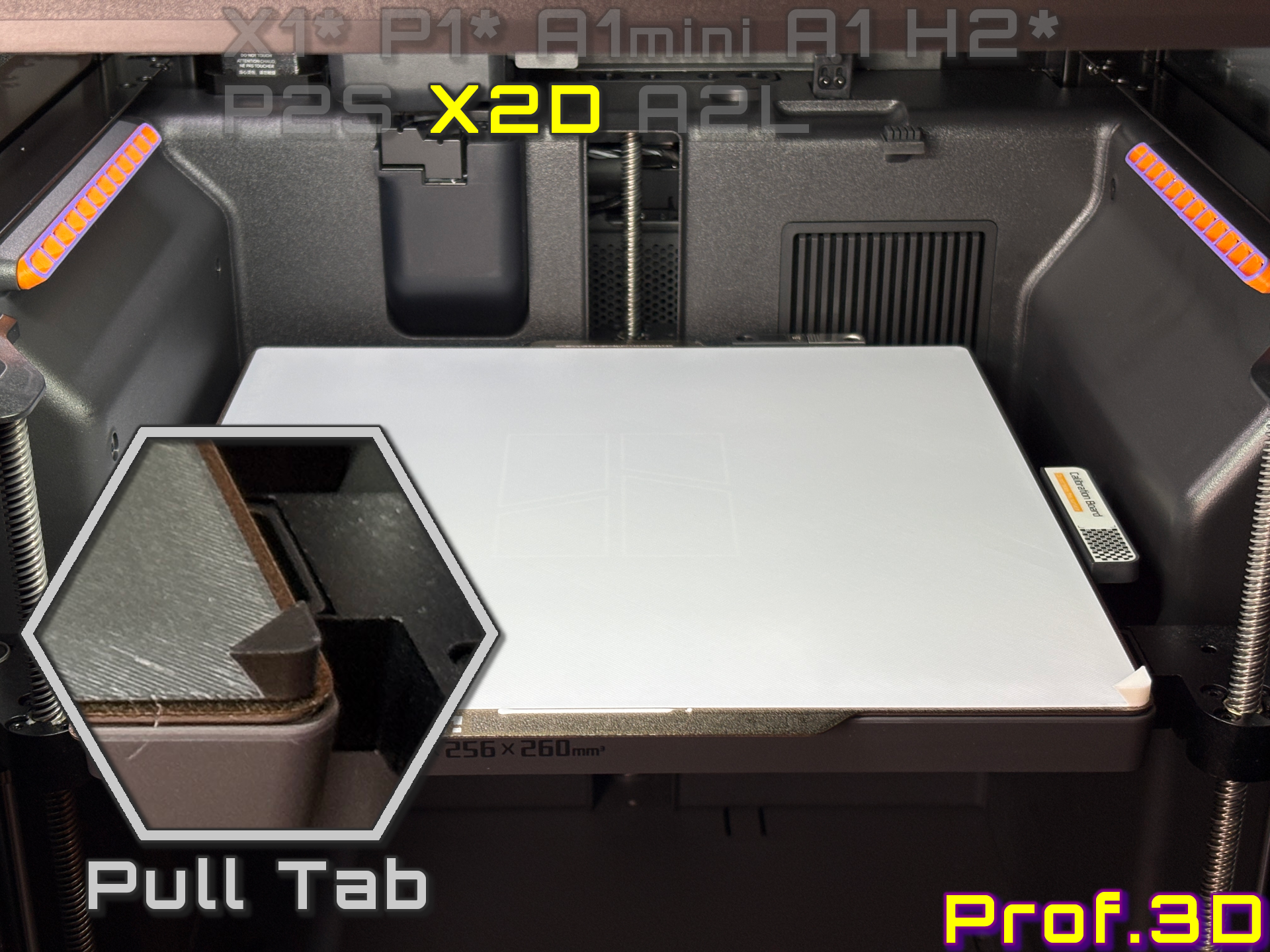 X2D First Layer Adhesion Test ⧸ Bed Cleaning