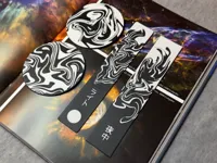 Marque-page et dessous de verre — tourbillon galactique — photo 1