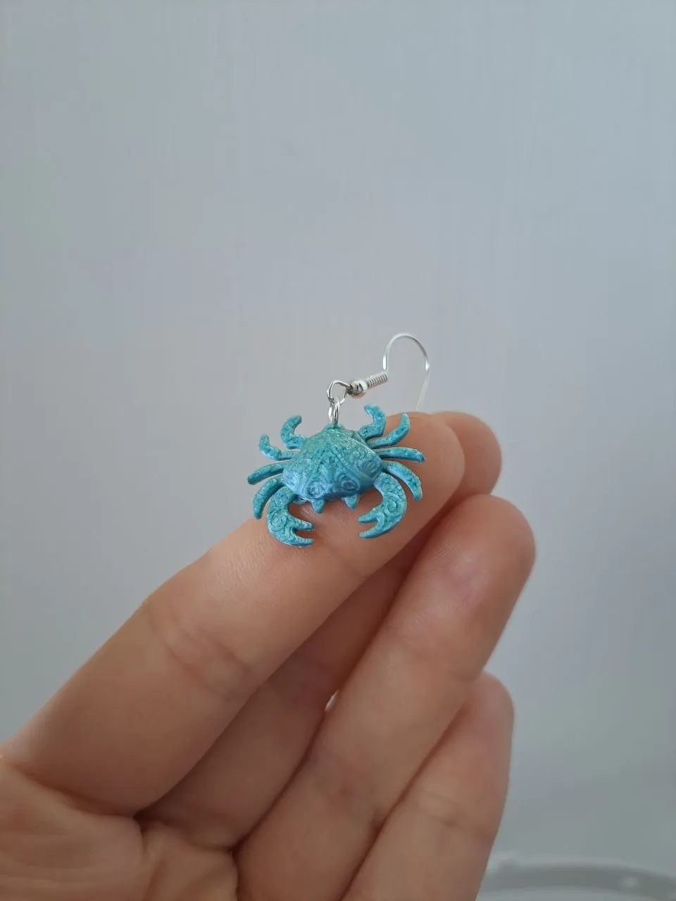 Tribal Crab –Pendant / Earrings / Keychain 2 Sizes view 2