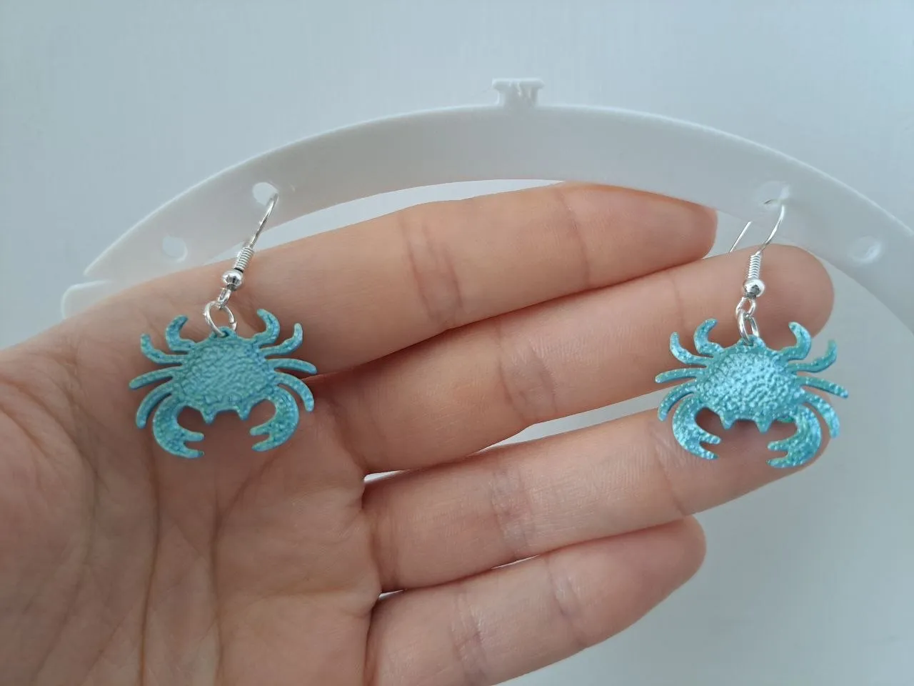 Tribal Crab –Pendant / Earrings / Keychain 2 Sizes view 3