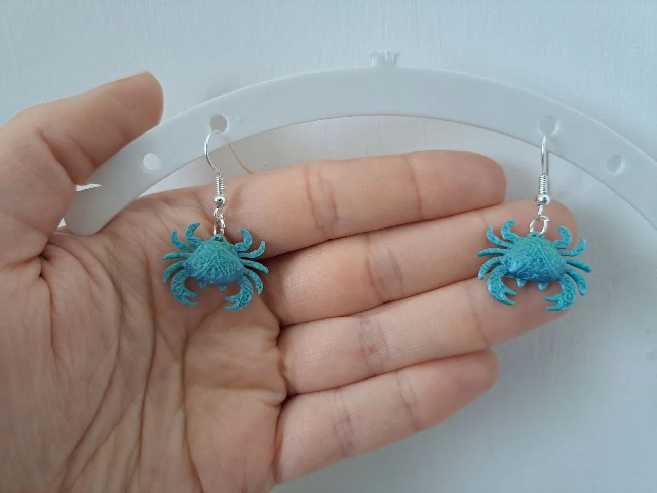 Tribal Crab –Pendant / Earrings / Keychain 2 Sizes view 4