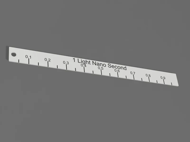 Light Nano Second Ruler