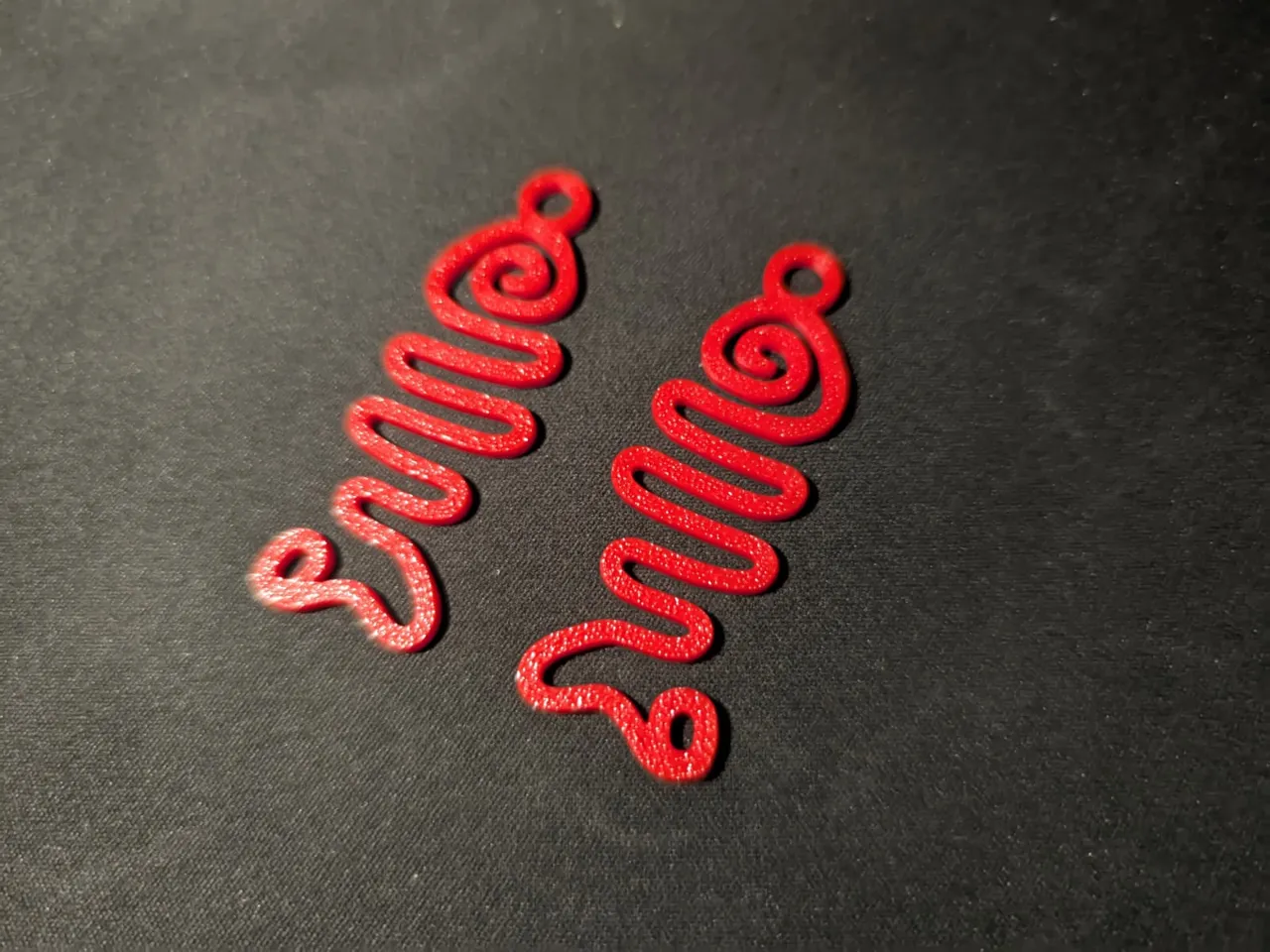 Elegant Earrings - Quick Gift & Print - Model #06 view 3