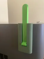 Hangs on to side of printer, no branding.