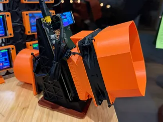 NerdQaxe++ Stand 80mm / 92mm Rear Fan Airflow Mod
