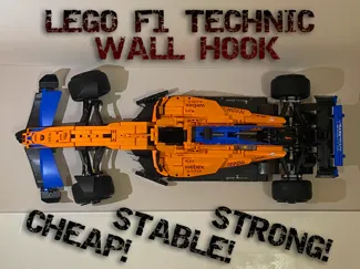 LEGÖ Technic F1 Mclaren Wall Mount | Display