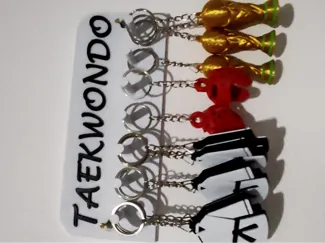 keychain - wall keychain - taekwondo
