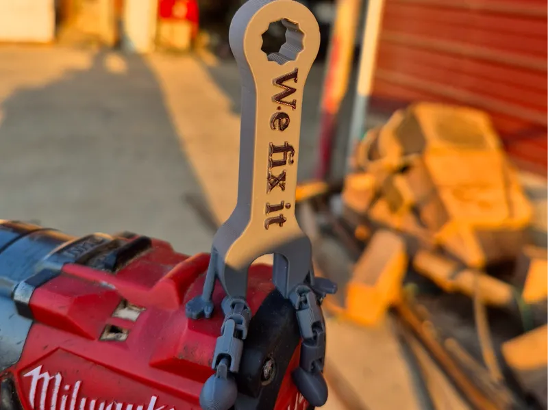'WE FIX IT' Wrench Buddy