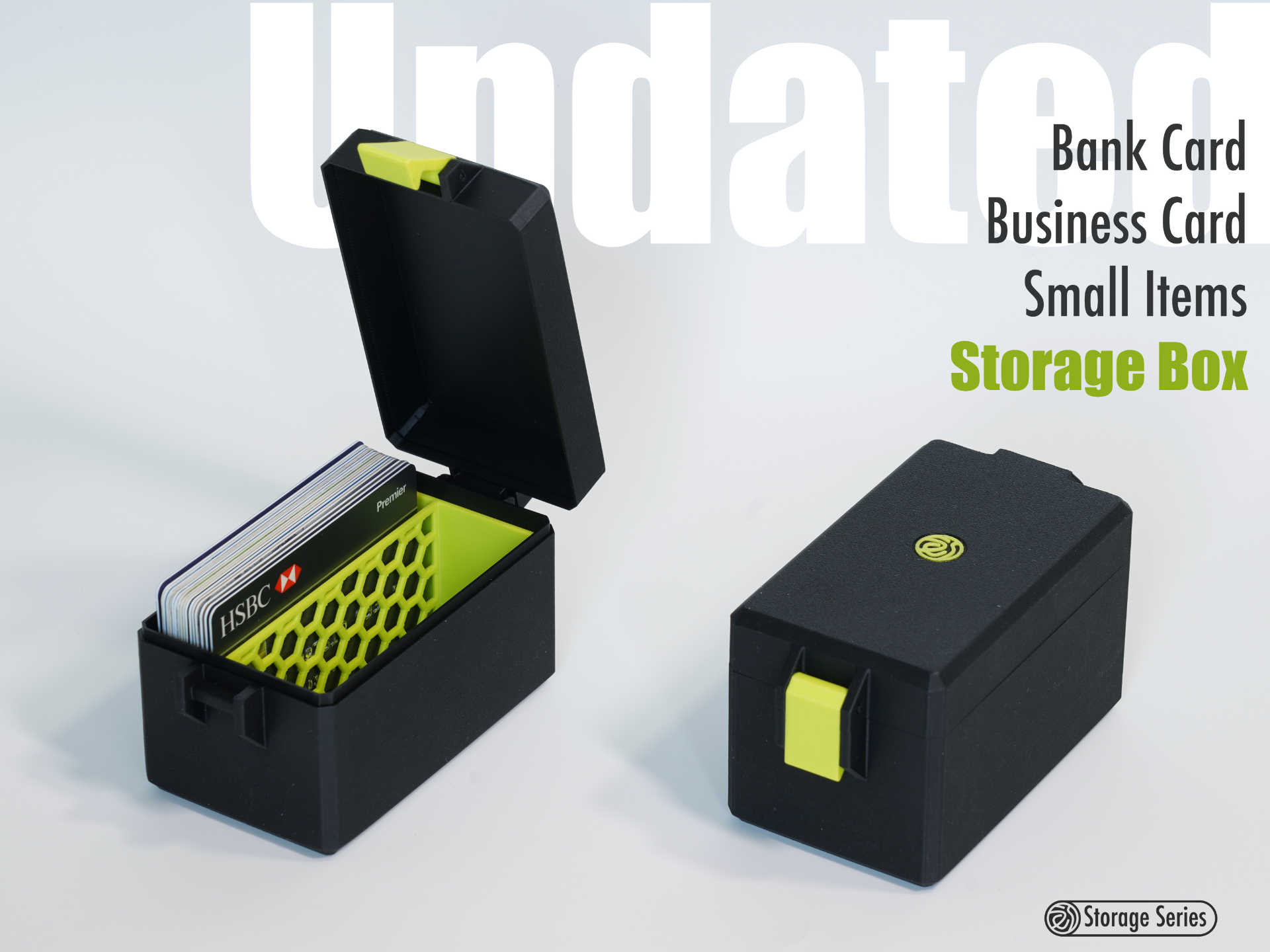 Card Storage Box|银行卡收纳盒|小物件存储盒|名片盒|Card Organizer