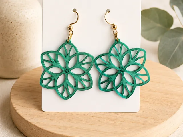 Boucles d'oreille - Style Fleuri
