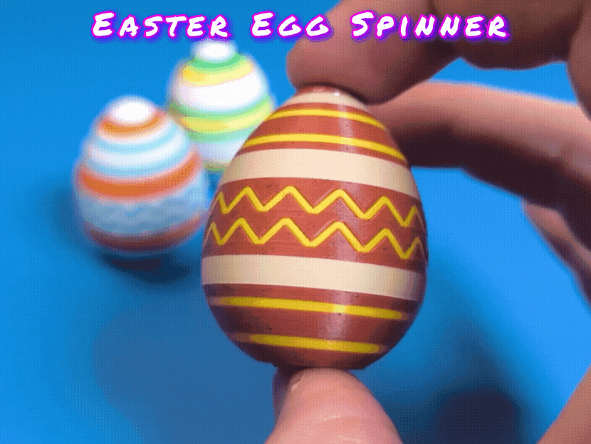 Easter Egg Spinner Fidget Toy