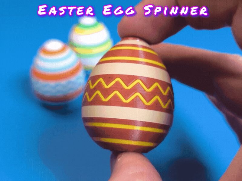 Easter Egg Spinner Fidget Toy