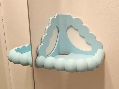 Estante o repisa: Bubble Corner Shelf — referencia de MakerWorld