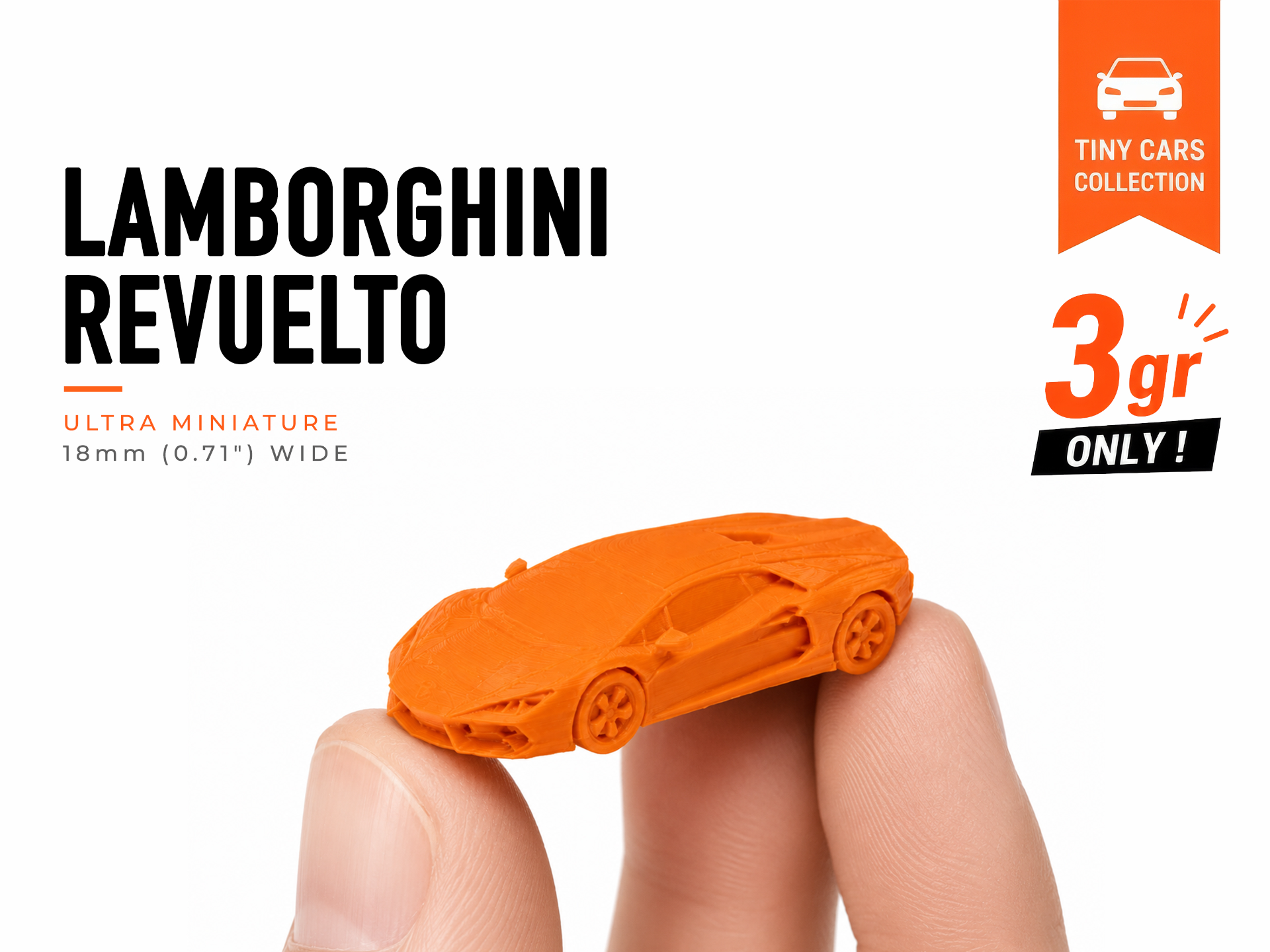 Tiny Lamborghini Revuelto - Mini Cars Series