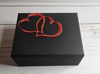 Box with heart