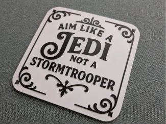 Toilet sign - Aim like a jedi, not a stormtrooper