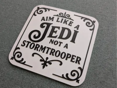 Toilet sign - Aim like a jedi, not a stormtrooper
