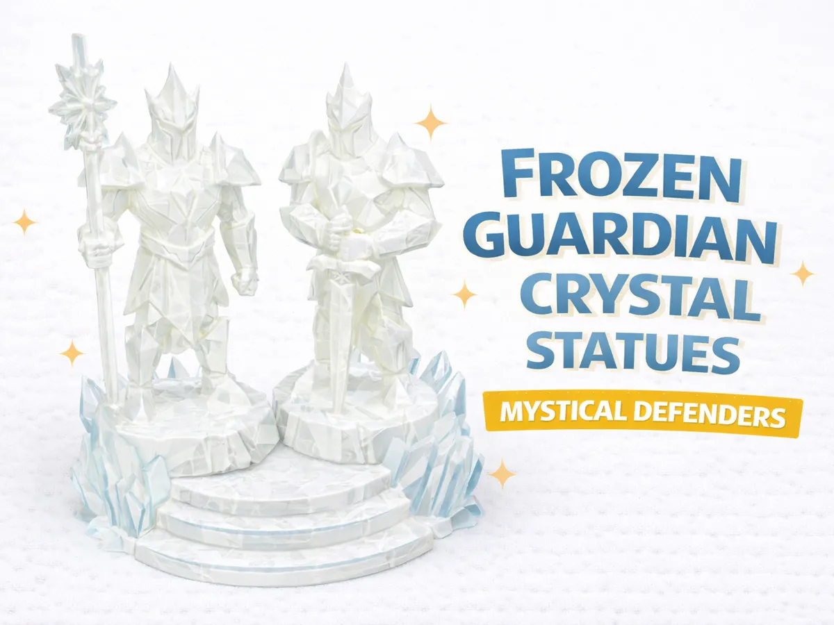 Frozen Guardian Statues – Crystal Knights Set of 2 - Free 3D Print ...