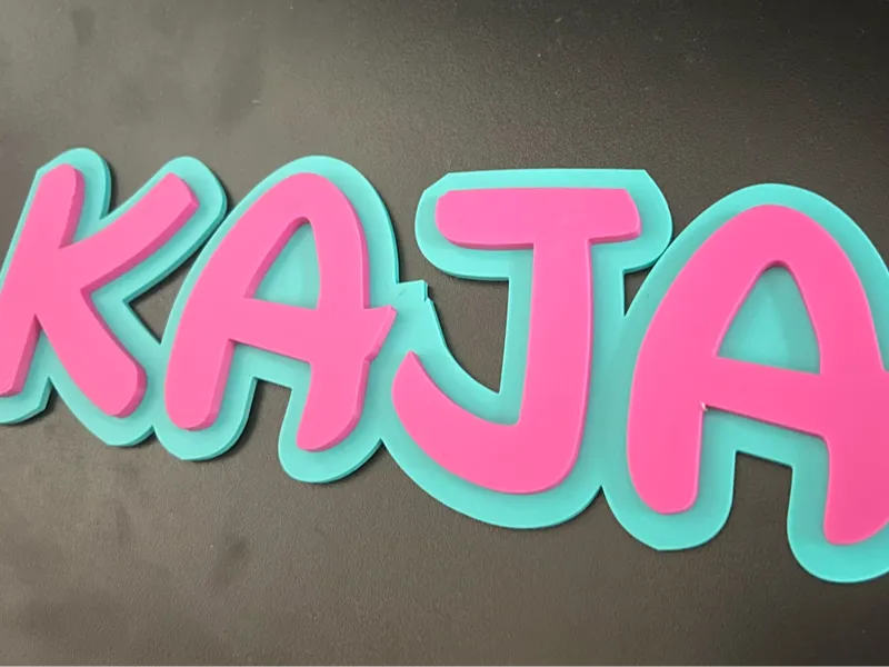 Kaja in Disneyschrift (Waltograph Ui)