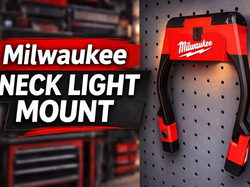 Milwaukee Neck Light Wall Mount