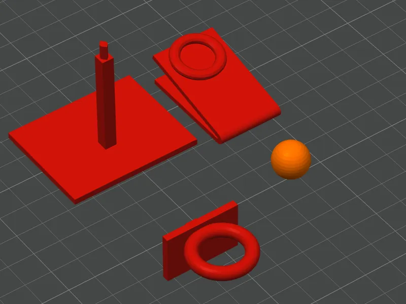 Small toy basketball hoop
