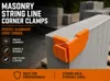 Masonry String Line Corner Clamps