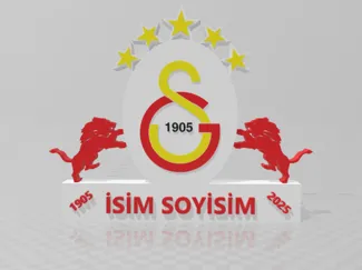 ÖZELLEŞTİRİLEBİLİR İSİM 5 YILDIZLI GS LOGOSU