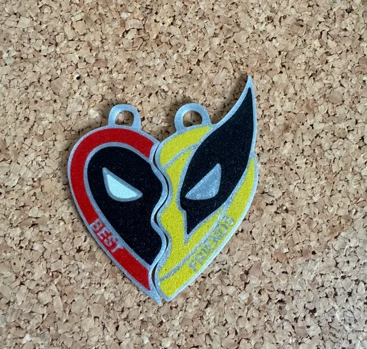 Deadpool keychain W/WO AMS
