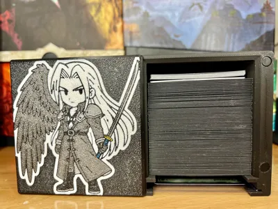 MTG EDH Commander Showcase Deck Box - Sephiroth - Free 3D Print Model -  MakerWorld