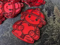fireman keychain 