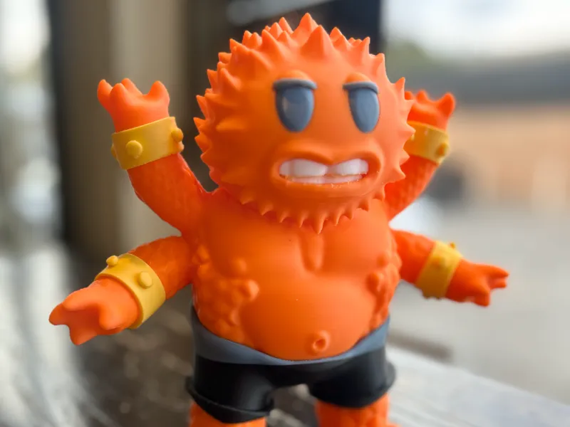 Gorky the 4 armed pumpkin troll
