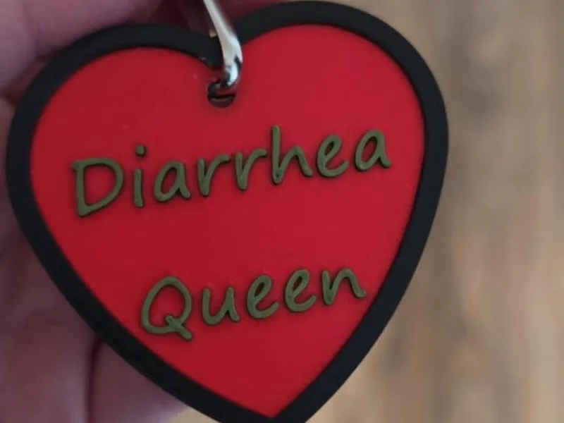 Diahrrea Queen/King Keychain