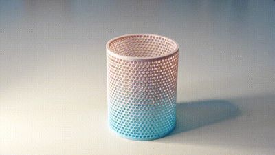 Hollow Mesh Pen Holder