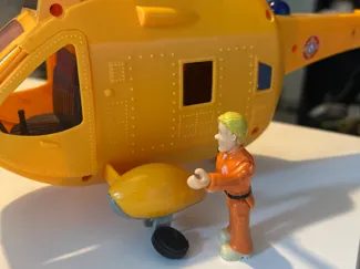 Fireman Sam Wallaby 2 Helicopter Frontwheel