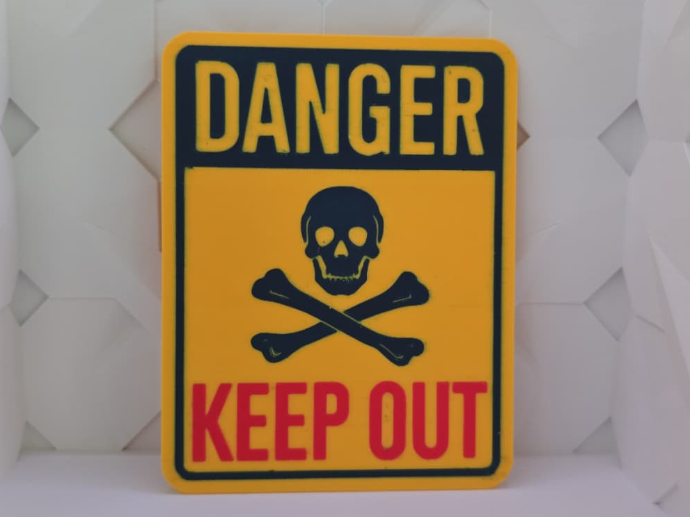 Danger Keep Out Logo/Sign