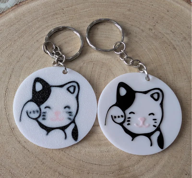 Cute Cat Keychain