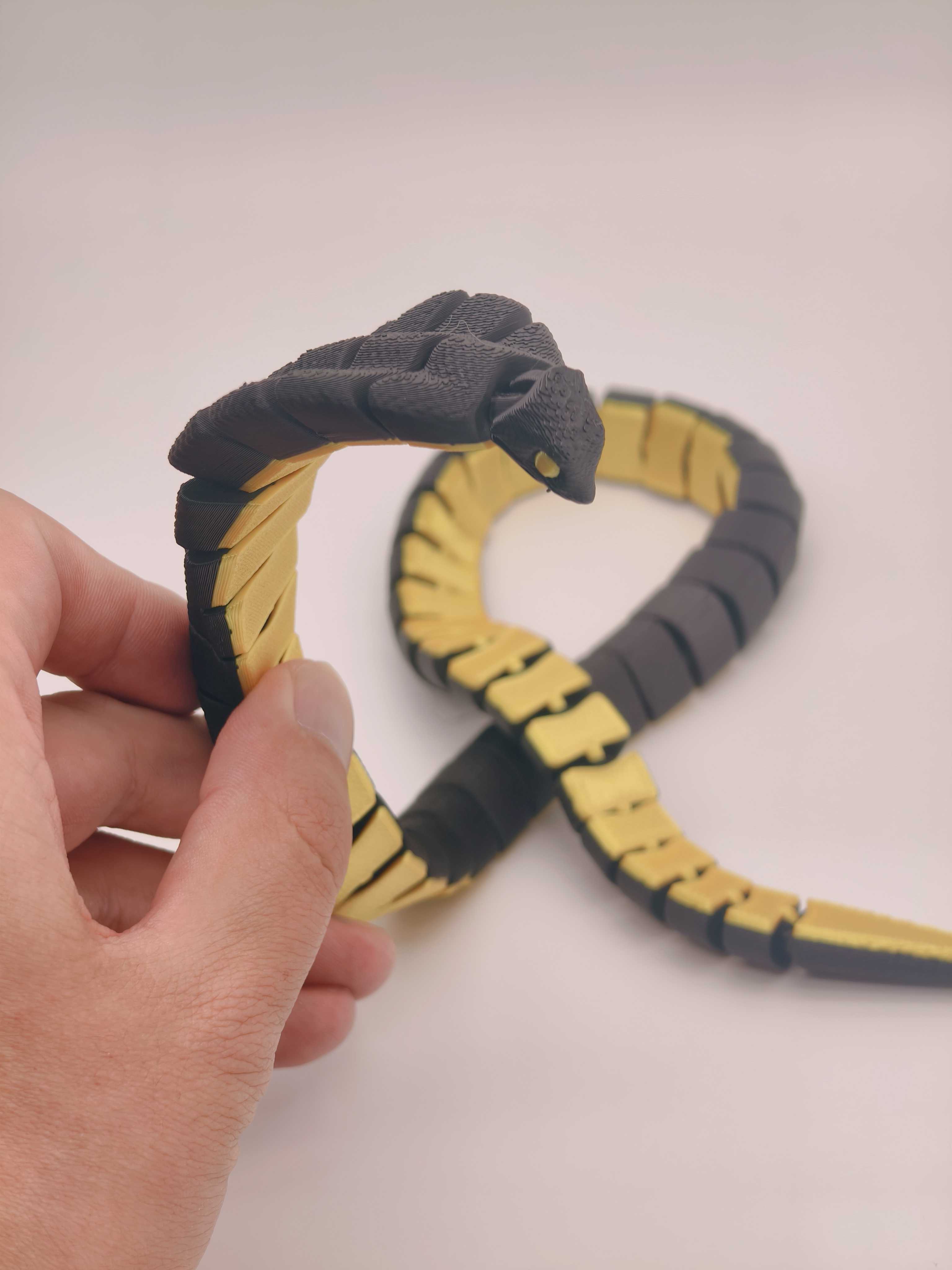 Miniatura 2 do modelo 3D 眼镜蛇，眼镜王蛇过山峰，无需支撑，MINI可打