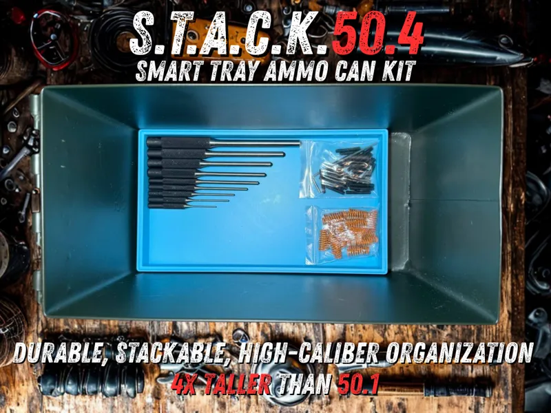 STACK50.4 - S.T.A.C.K. Smart Tray Ammo Can Kit