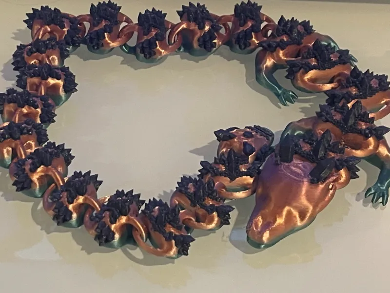 Articulated Crystal Dragon