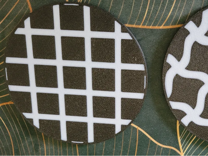 Grid Illusion Coasters
