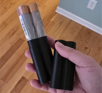 Cigar holder for two cigars