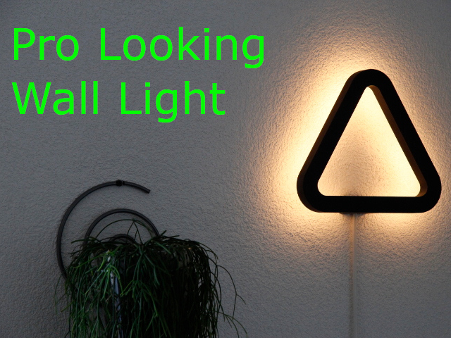 Up Triangle wall Light