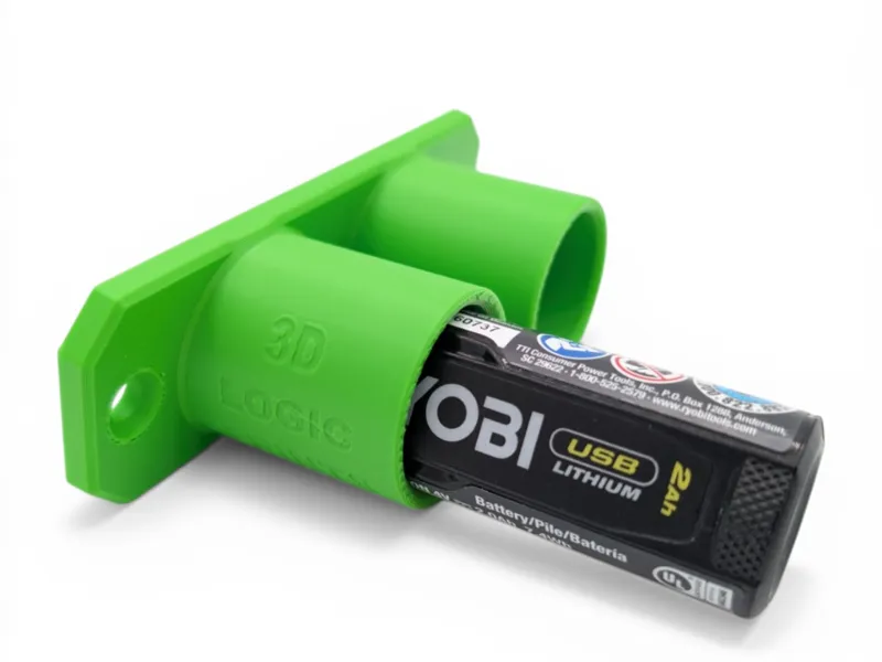 Ryobi Dual USB Battery Wall Mount Holder