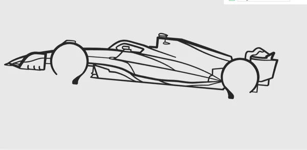 Maquette de Formule 1 RB19