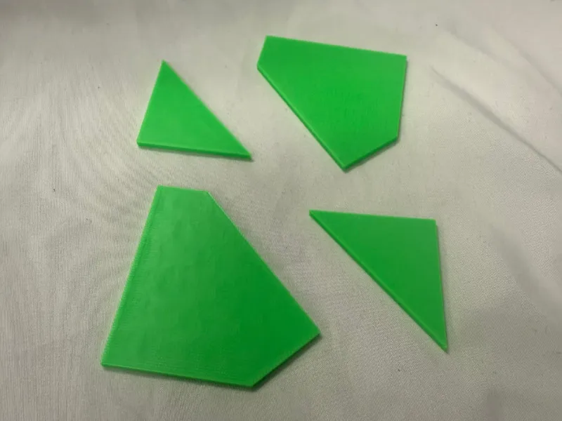 4 Part Rectangle Puzzle