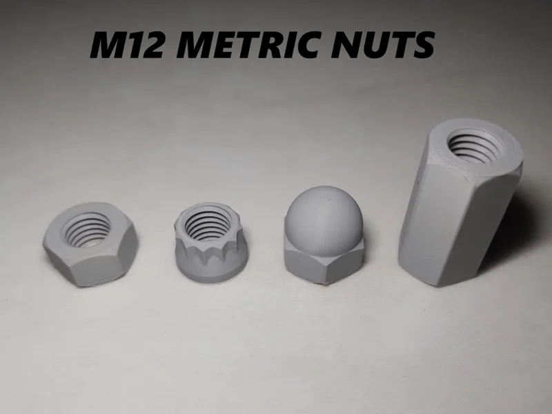 M12 Metric Nuts