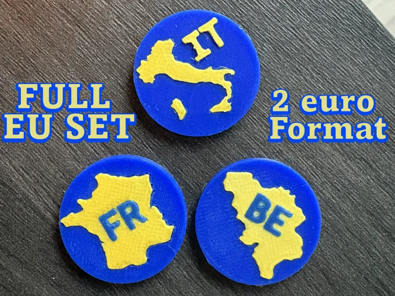 2 Euro Country coin dividers - Full set