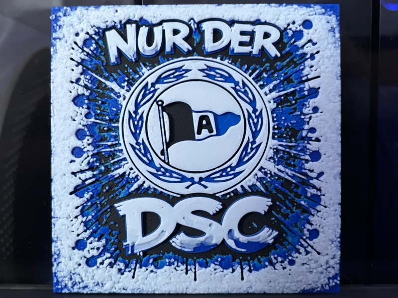 Arminia Bielefeld Nur der DSC Graffiti Hueforge